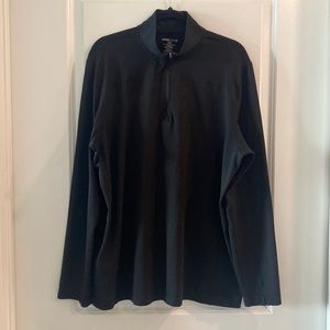 SwissTech Men’s Black Quarter Zip Pullover